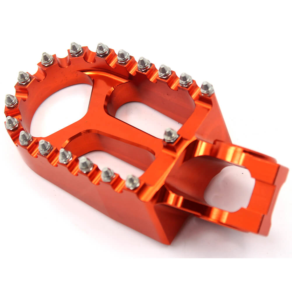 KKE ORANGE BLUE BLACK CNC FOOTPEGS PEDALS FOR KTM SX SXF XC XCF 125 150 250 350 450 2016-2019 - KKE Racing