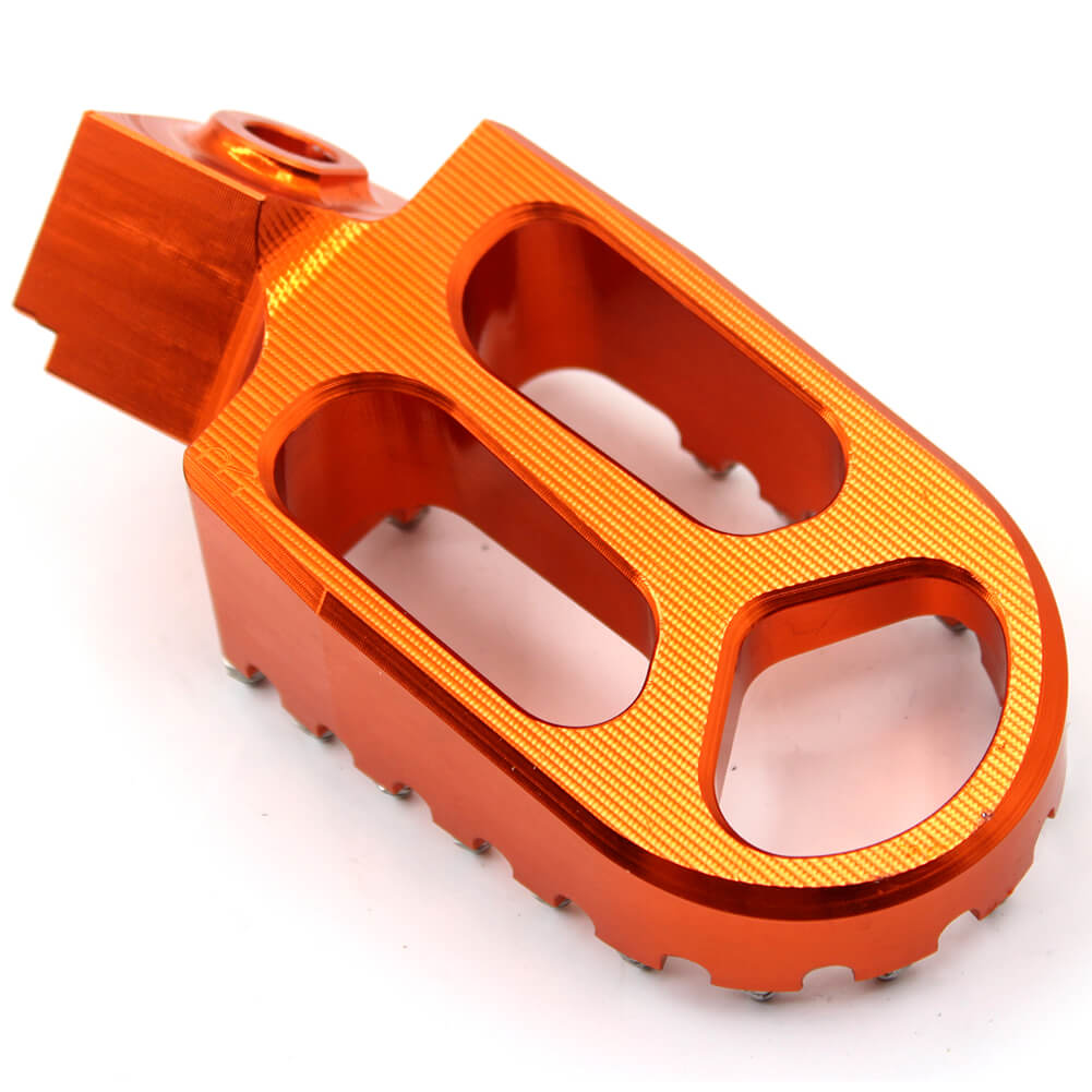 KKE CNC BILLET FOOTPEGS PEDALS FOR KTM 125-530 2001-2015 HUSABERG FE 450 570 08-14 ORANGE BLUE BLACK SILVER - KKE Racing