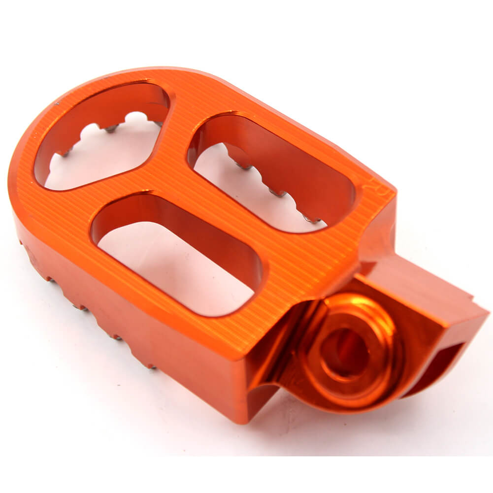 KKE CNC BILLET FOOTPEGS PEDALS FOR KTM 125-530 2001-2015 HUSABERG FE 450 570 08-14 ORANGE BLUE BLACK SILVER - KKE Racing
