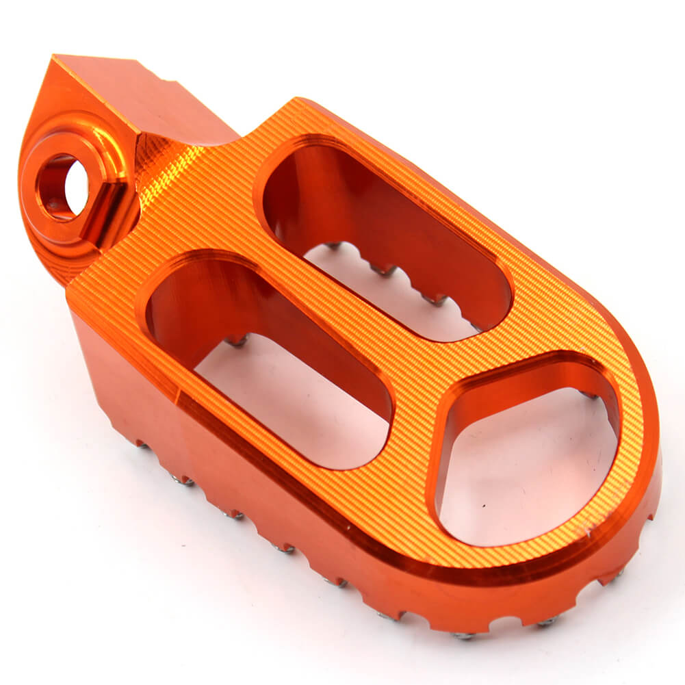 KKE CNC BILLET FOOTPEGS PEDALS FOR KTM 125-530 2001-2015 HUSABERG FE 450 570 08-14 ORANGE BLUE BLACK SILVER - KKE Racing
