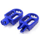 KKE CNC BILLET FOOTPEGS FOOT PEDALS RESTS FOR SUZUKI DRZ400 00-04 DRZ400E 00-07 DRZ400S 00-19 DRZ400SM 05-09 13-19 BLUE GOLD - KKE Racing