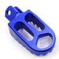 KKE CNC BILLET FOOTPEGS FOOT PEDALS RESTS FOR SUZUKI DRZ400 00-04 DRZ400E 00-07 DRZ400S 00-19 DRZ400SM 05-09 13-19 BLUE GOLD - KKE Racing