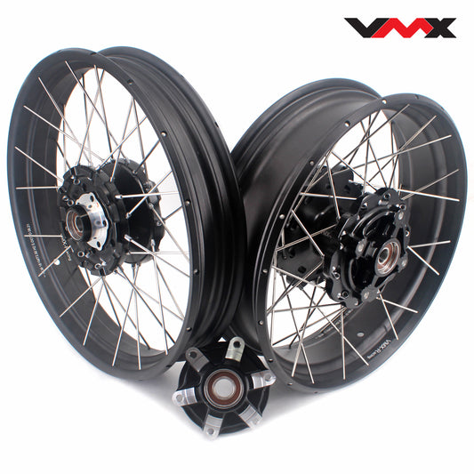 VMX-Racing 19" & 17" Tubeless Alloy Spoke Wheels For Triumph Bonneville T120/T100 2021-2024