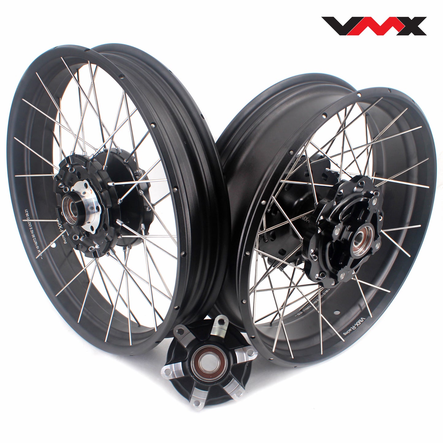 VMX-Racing 18" & 17" Tubeless Alloy Spoke Wheels For Triumph Bonneville T120/T100 2021-2024