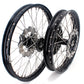 KKE 21 & 19 Casting MX Rims for Honda XR400R 96-04 XR600R 91-2000 240MM/220MM Disc Black&Black