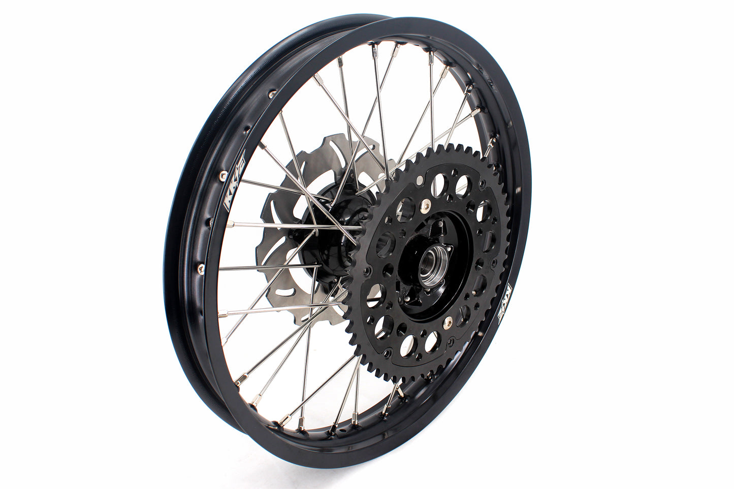 KKE 21 & 19 Casting MX Rims for Honda XR650R 2000-2008 240MM/240MM Disc Black&Black