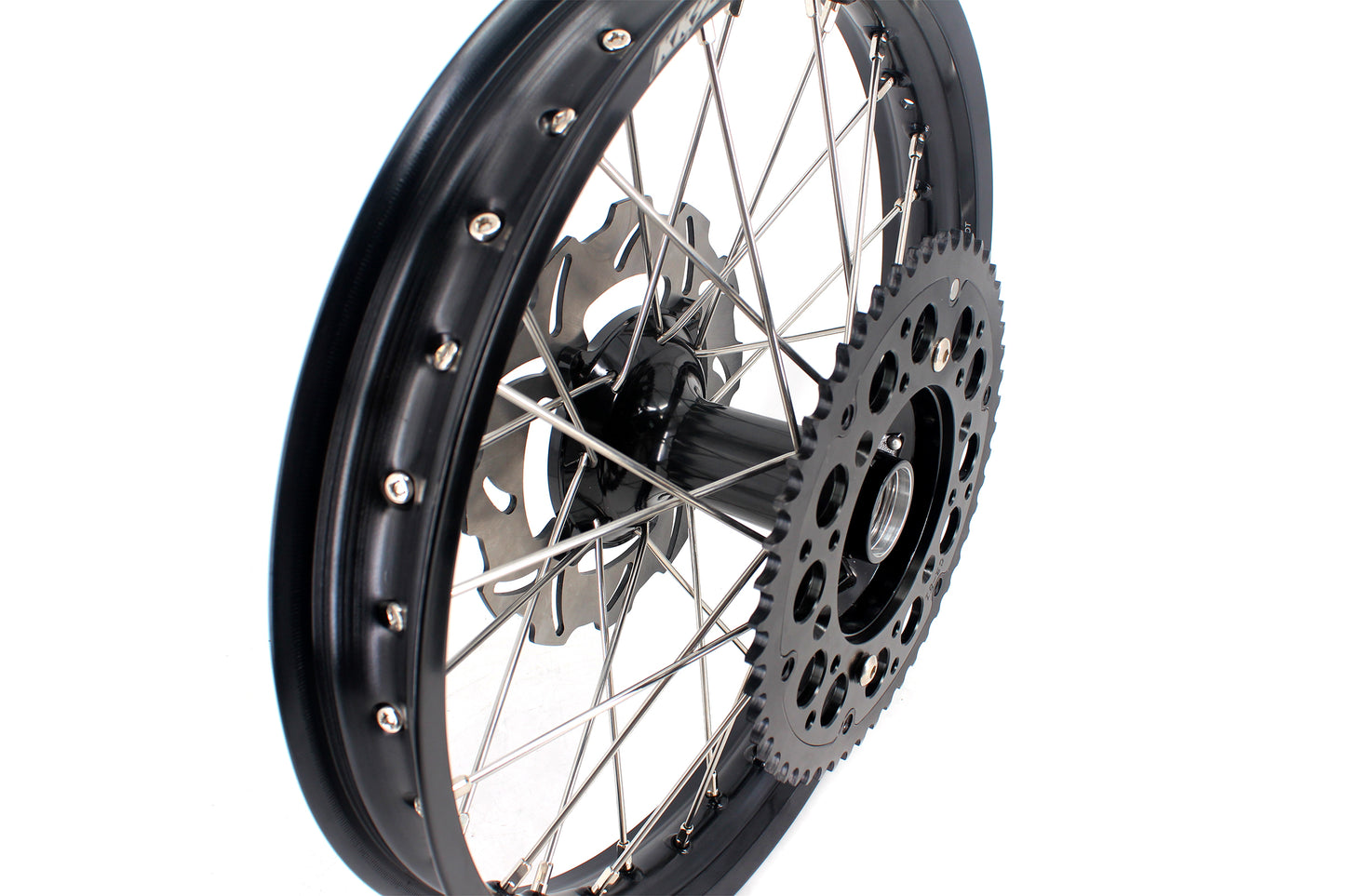 KKE 21 & 19 Casting MX Rims for Honda XR400R 96-04 XR600R 91-2000 240MM/220MM Disc Black&Black