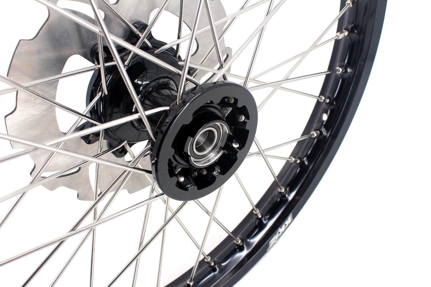 KKE 21 & 19 Casting MX Rims for Honda XR400R 96-04 XR600R 91-2000 240MM/220MM Disc Black&Black