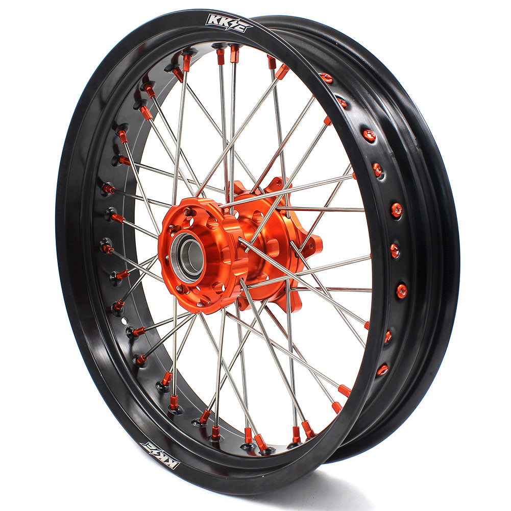 KKE 17Inch CUSH Drive Supermoto Wheels Rims For KTM690 SMC 2008-2011 For KTM690 Enduro R 2009-2022