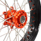 KKE 3.5*17/4.5*17 Cush Drive Supermoto Rims for KTM 625 SMC  640 LC4 660 SMC Orange Nipples