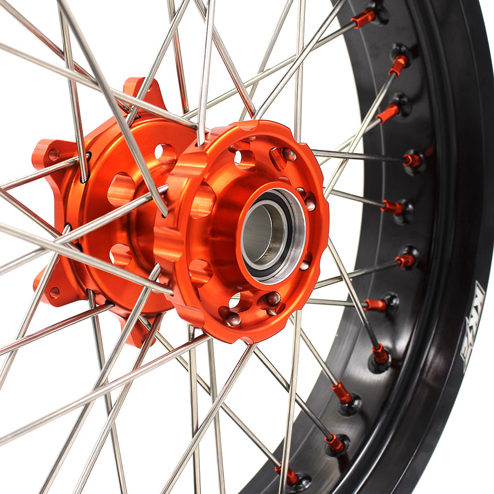 KKE 17Inch CUSH Drive Supermoto Wheels Rims For KTM690 SMC 2008-2011 For KTM690 Enduro R 2009-2022