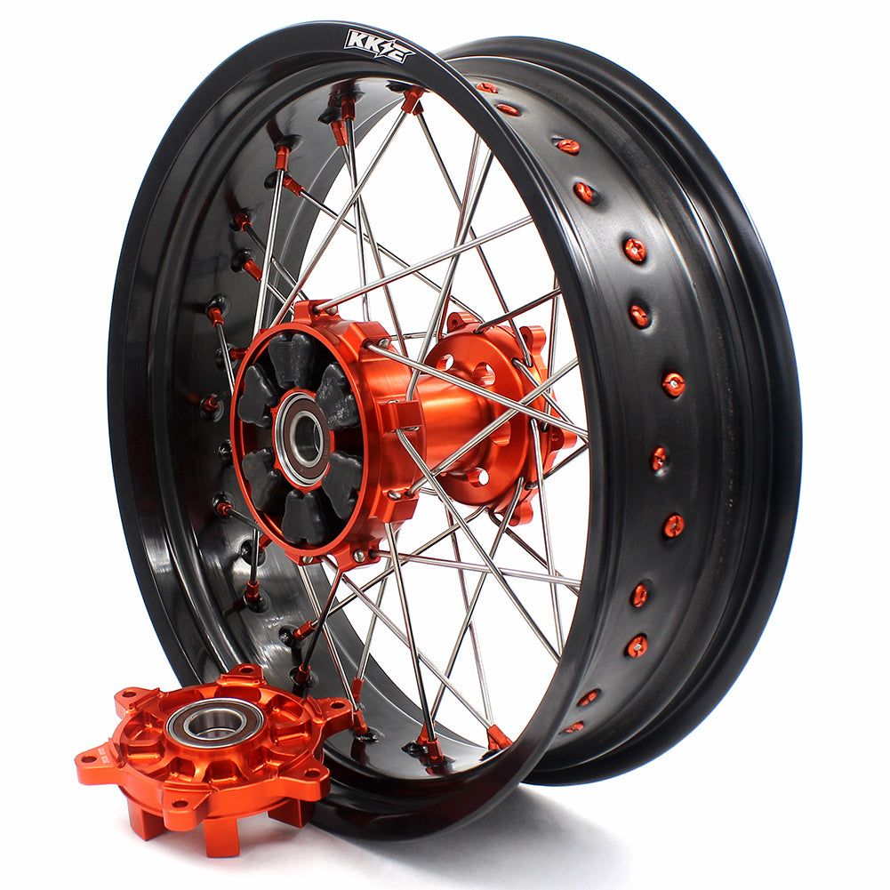 KKE 17Inch CUSH Drive Supermoto Wheels Rims For KTM690 SMC 2007-2011 For KTM690 Enduro R 2008-2022