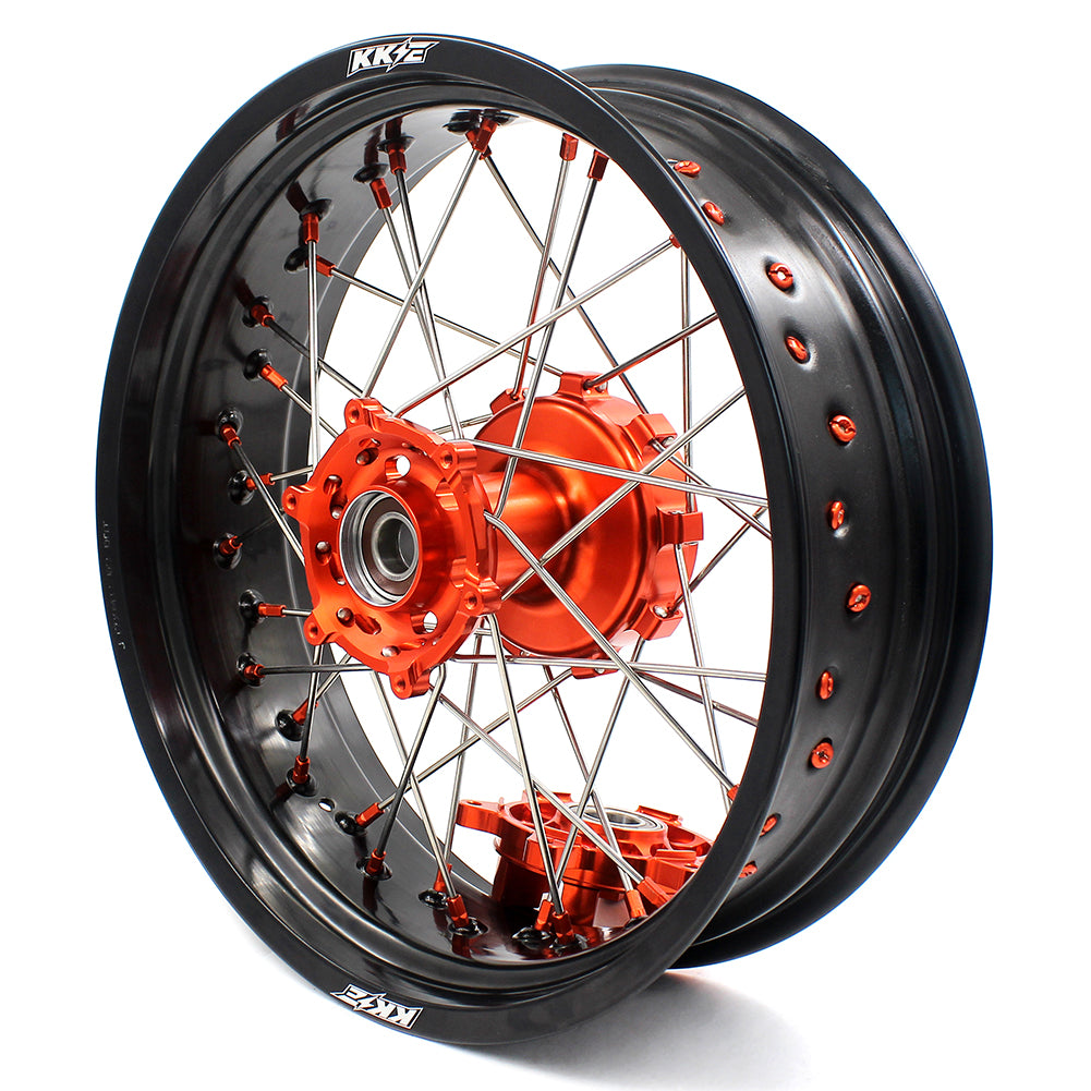 KKE 17Inch CUSH Drive Supermoto Wheels Rims For KTM690 SMC 2008-2011 For KTM690 Enduro R 2009-2022