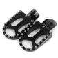KKE Footpegs Billet Foot Rest For Segway X160 X260 Sur Ron Light Bee-X Electric Bike Black