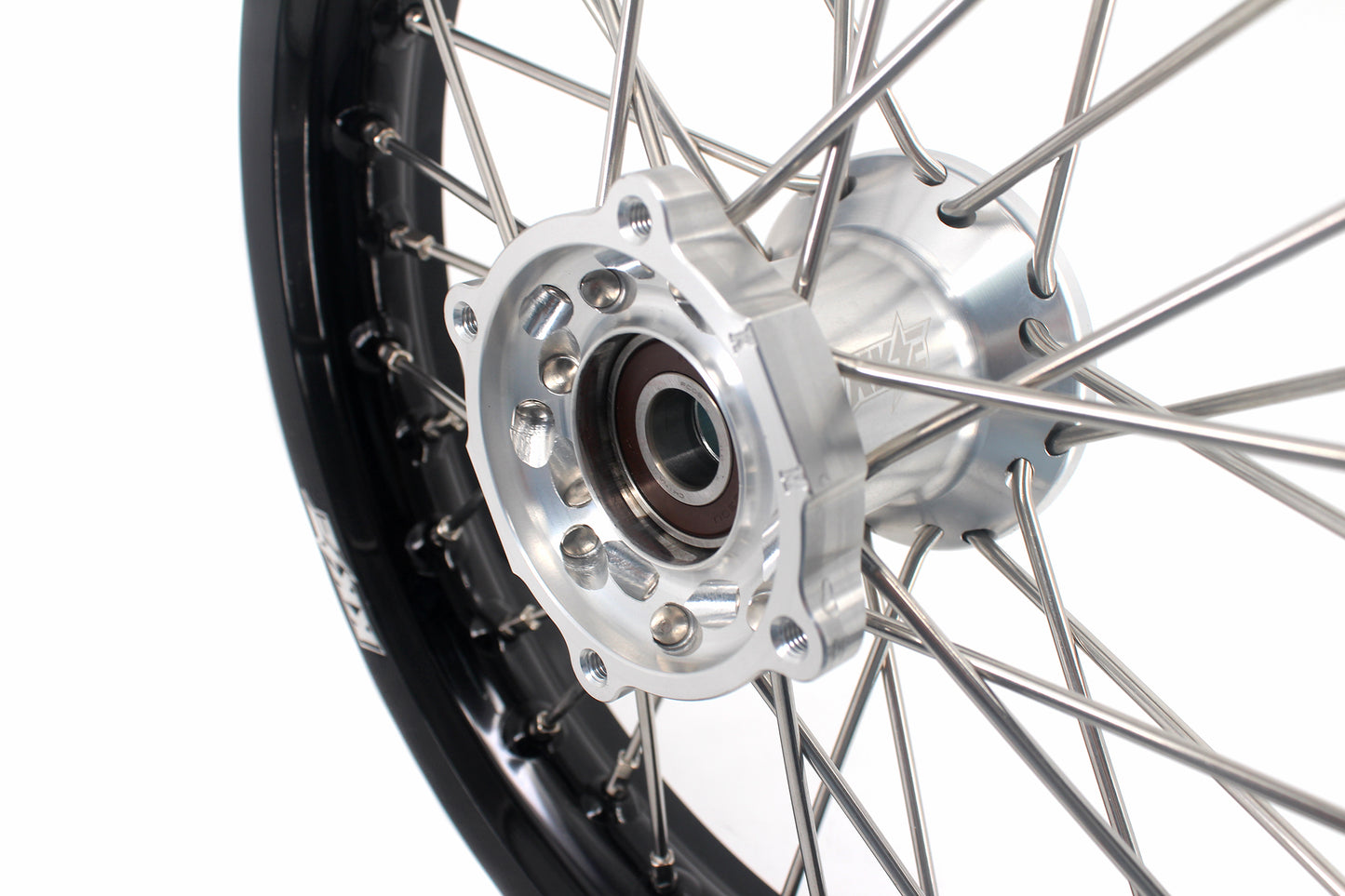 KKE 12 & 10 Kid's Wheels For KTM SX50 2014-2023 For Gas Gas MC50 2021-2023  Mini Bike Silver$Black