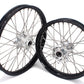 KKE 21 & 19 Mx Rims for KTM EXC EXC-F EXC-W 125-530CC 2003-2024 Silver&Black