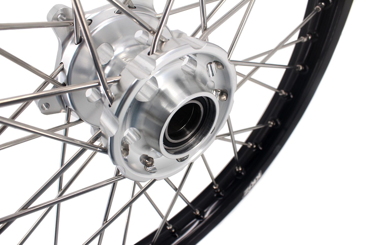 KKE 21 & 19 Mx Rims for KTM EXC EXC-F EXC-W 125-530CC 2003-2024 Silver&Black