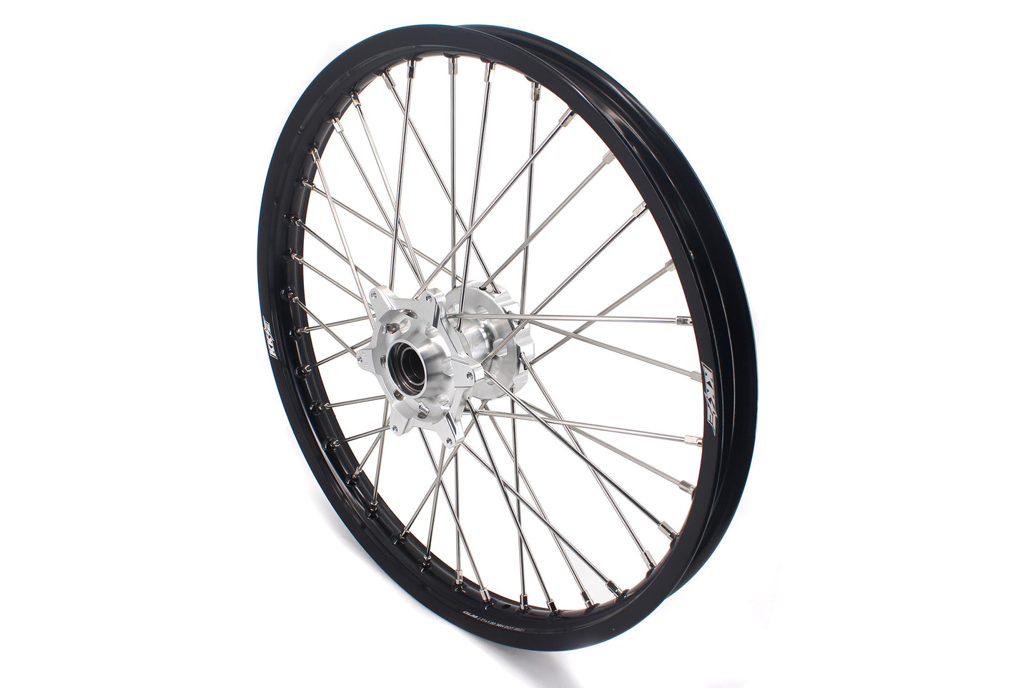 KKE 21 & 19 Mx Rims for KTM EXC EXC-F EXC-W 125-530CC 2003-2022 Silver&Black