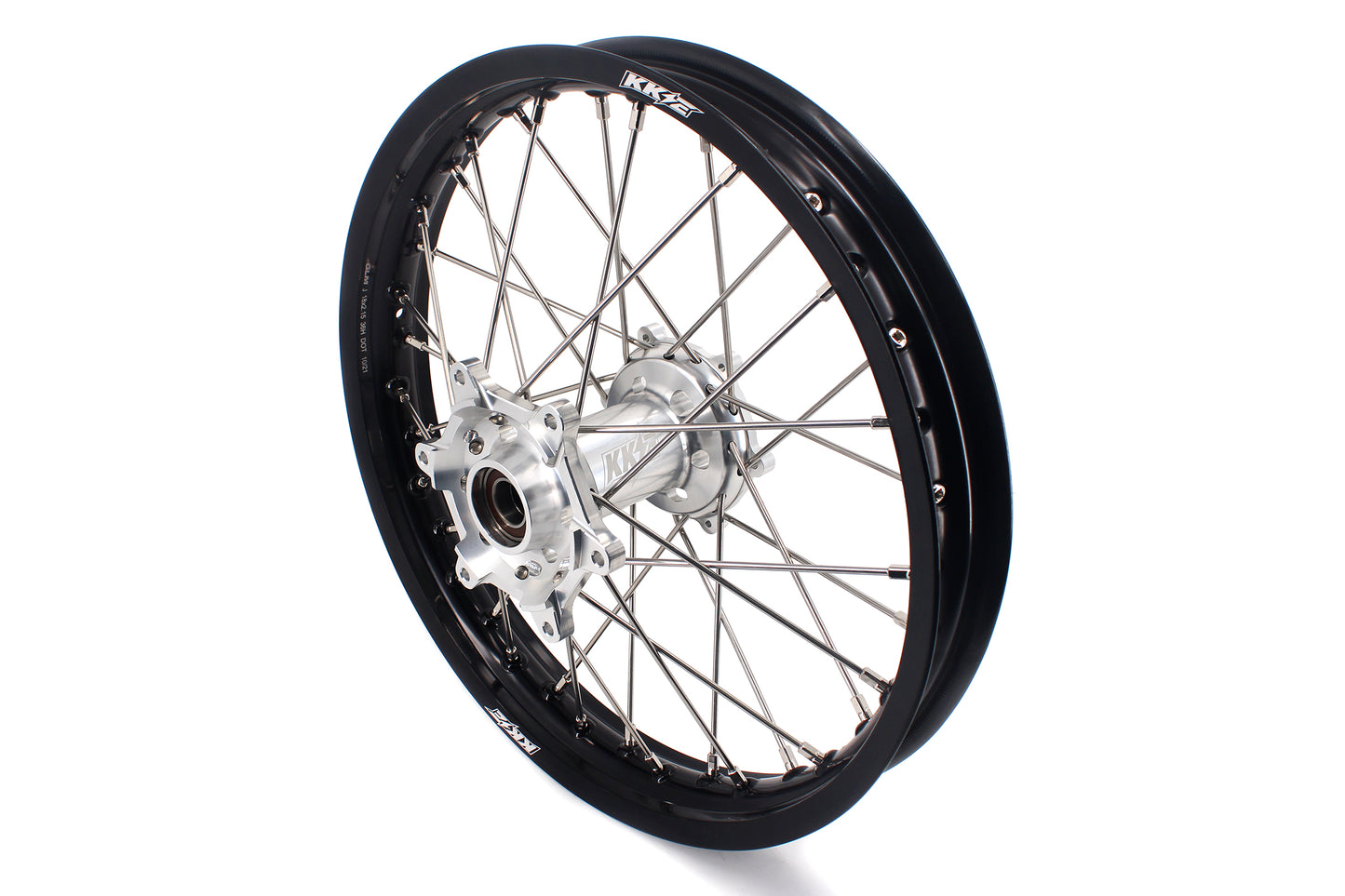 KKE 21 & 19 Mx Rims for KTM EXC EXC-F EXC-W 125-530CC 2003-2022 Silver&Black