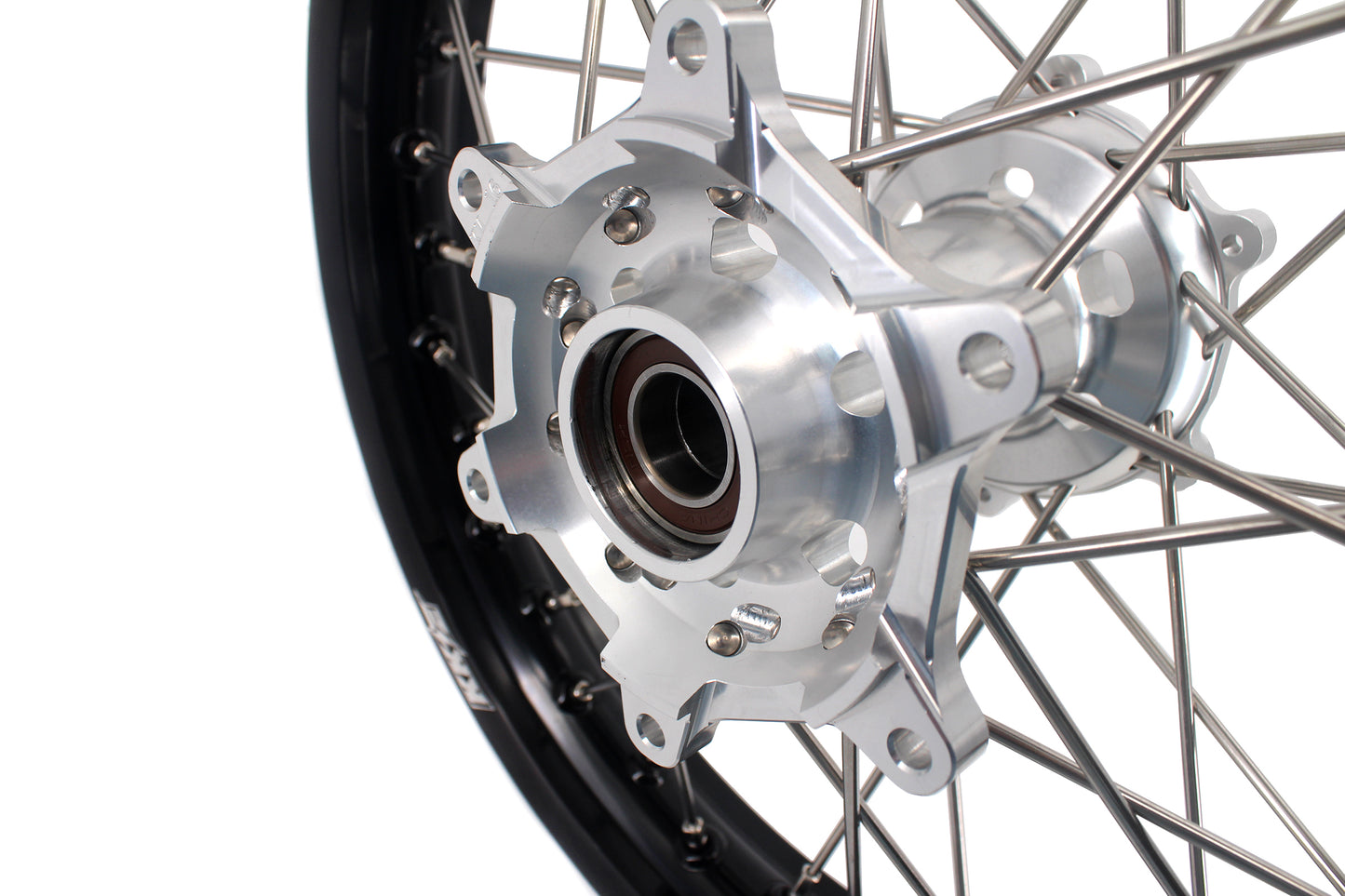 KKE 21 & 19 Mx Rims for KTM EXC EXC-F EXC-W 125-530CC 2003-2022 Silver&Black
