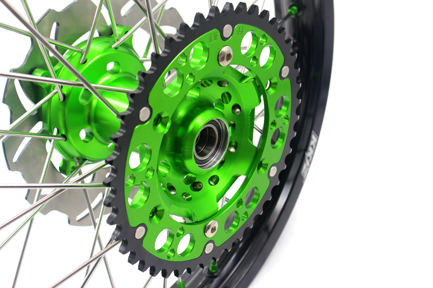 KKE 21in. 19in. Motorcycle Alloy Wheels Rims For KAWASAKI KX125 KX250 2003 2004 2005