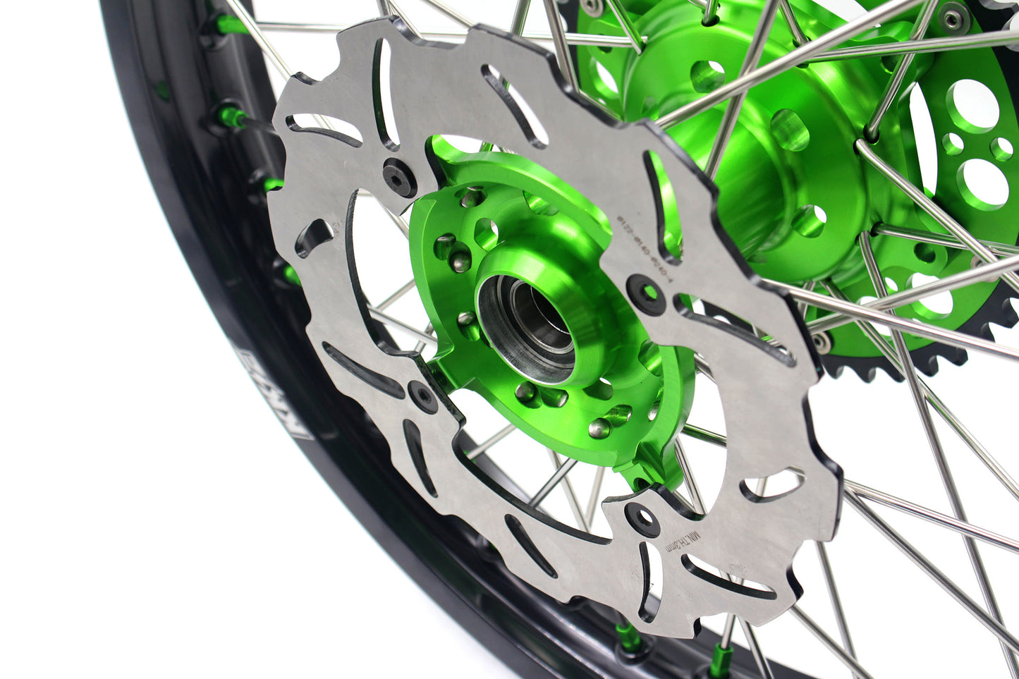 KKE 21in. 19in. Motorcycle Alloy Wheels Rims For KAWASAKI KX125 KX250 2003 2004 2005