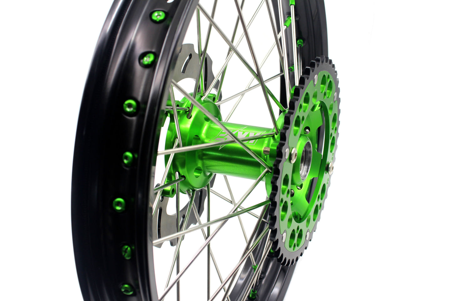 KKE 21" 19" Motorcycle Dirtbike Wheels Rims Fit KAWASAKI KX250F 450F 2015 2016 2017 2018