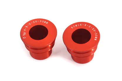 Rear Billet Bushing Spacers Kit Fit KTM Different Axle Diameter Wheels 2003-2023