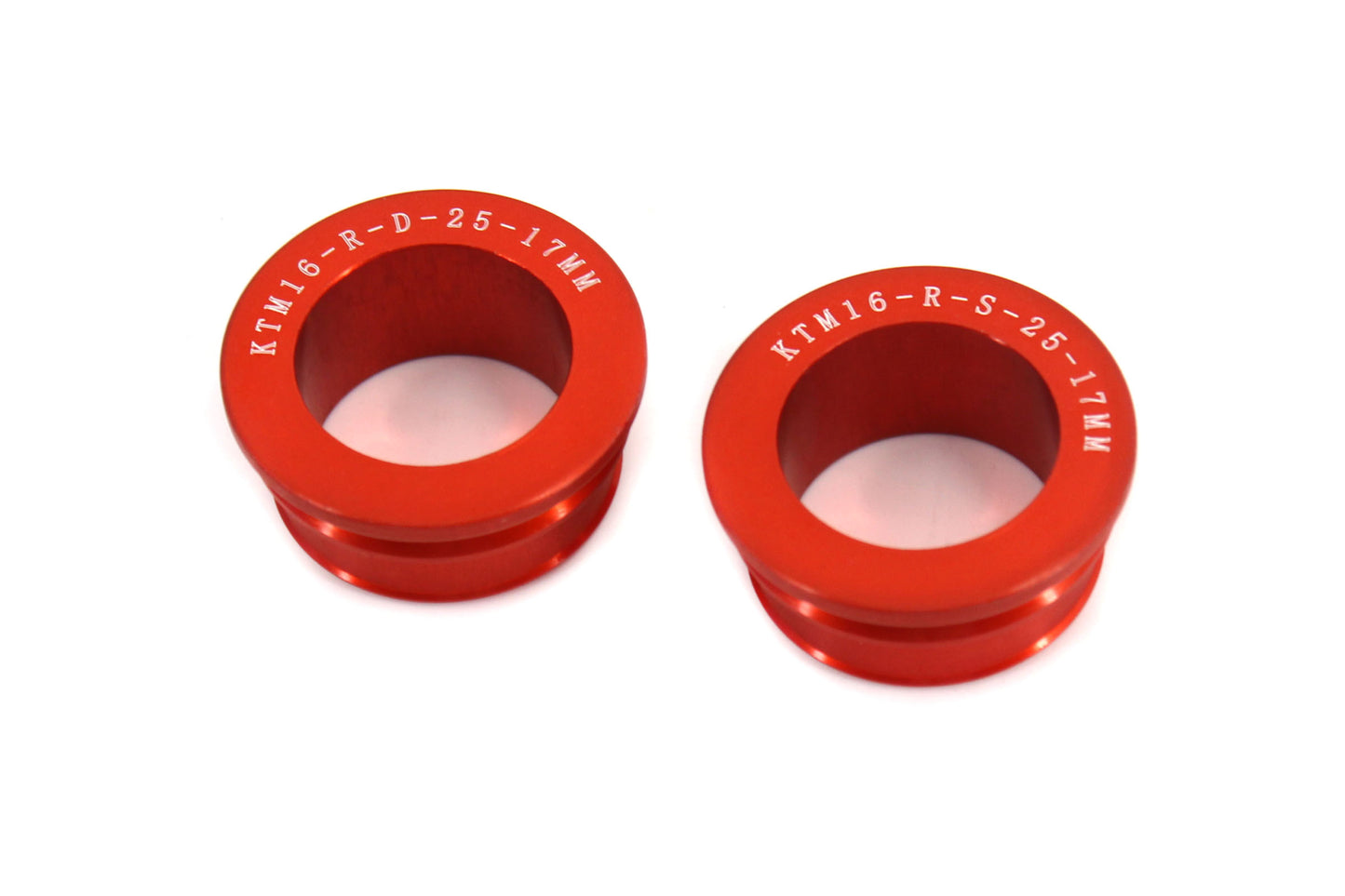 Rear Billet Bushing Spacers Kit Fit KTM Different Axle Diameter Wheels 2003-2023