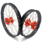 KKE 17"*1.4/14"*1.6 Kid's Big Wheels Rims Fit KTM SX 85 2021-2023 Orange Hub