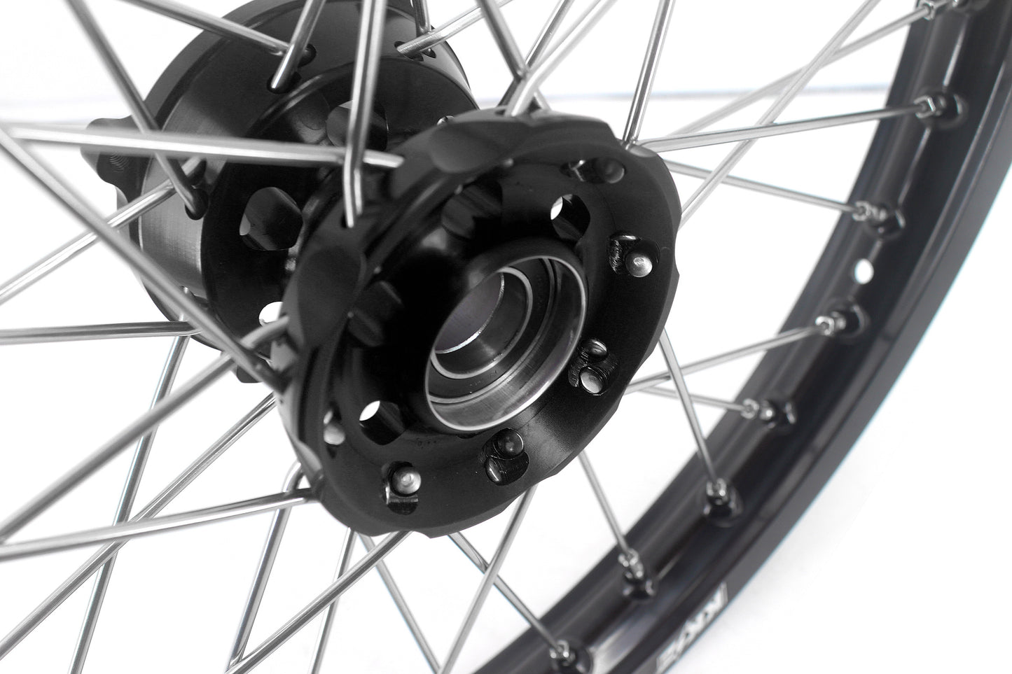 KKE Factory Size Small Kid's Wheels 17" 14" GLM Rims For KTM SX 85 2021-2024 Black Hub