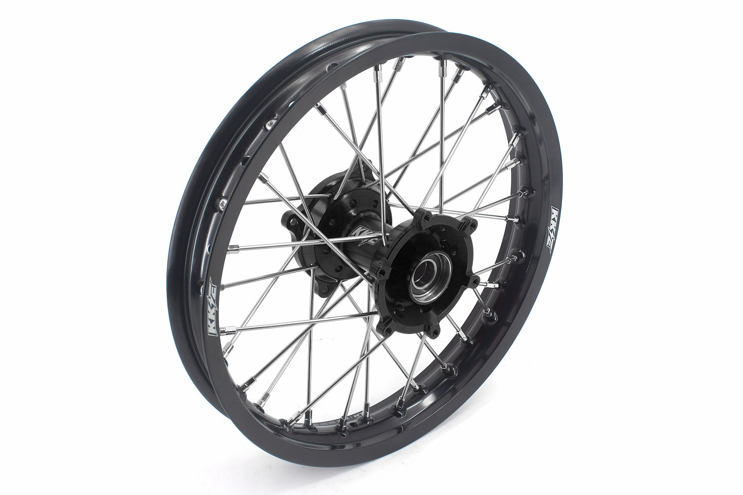 KKE Factory Size Small Kid's Wheels 17" 14" GLM Rims For KTM SX 85 2021-2024 Black Hub