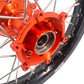 KKE 17"*1.4/14"*1.6 Kid's Big Wheels Rims Fit KTM SX 85 2021-2024 Orange Hub