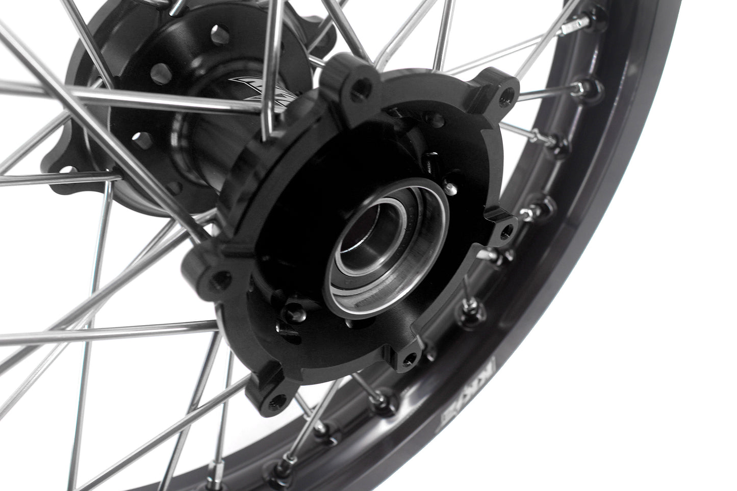KKE Factory Size Small Kid's Wheels 17" 14" GLM Rims For KTM SX 85 2021-2024 Black Hub