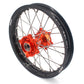 KKE 17"*1.4/14"*1.6 Kid's Big Wheels Rims Fit KTM SX 85 2021-2023 Orange Hub