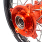 KKE 17"*1.4/14"*1.6 Kid's Big Wheels Rims Fit KTM SX 85 2021-2024 Orange Hub