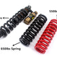 KKE Dirtbike Downhill Bicycle Metal Rear Suspension assembled with 450Ibs Spring Match Extra Spring Shock 550Lbs and 650Lbs