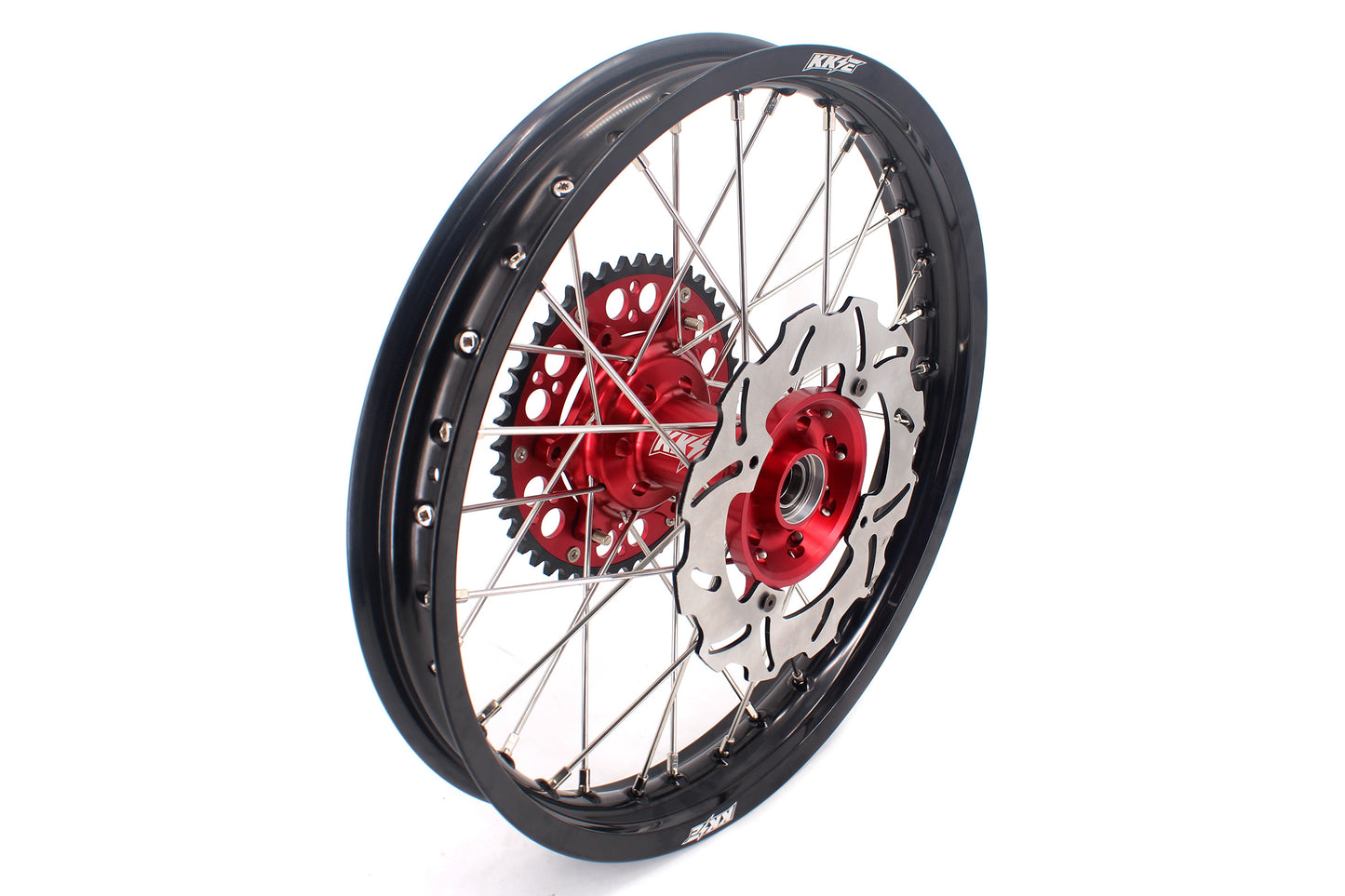 KKE 21/18 21/19 CNC MX Dirtbike Wheels Rims Set For Honda XR650R 2000-2008 240mm Discs