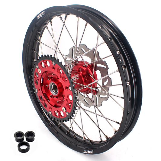 KKE 19inch Rear Spoke Wheels Rims For HONDA CRF250R 2004-2013 CRF450R 2002-2012