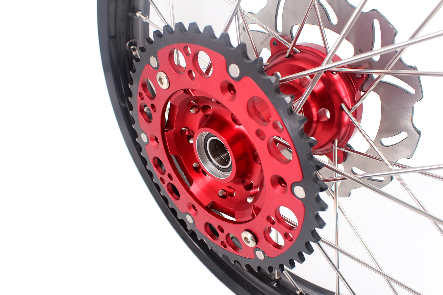 KKE 21/18 21/19 CNC MX Dirtbike Wheels Rims Set For Honda XR650R 2000-2008 240mm Discs