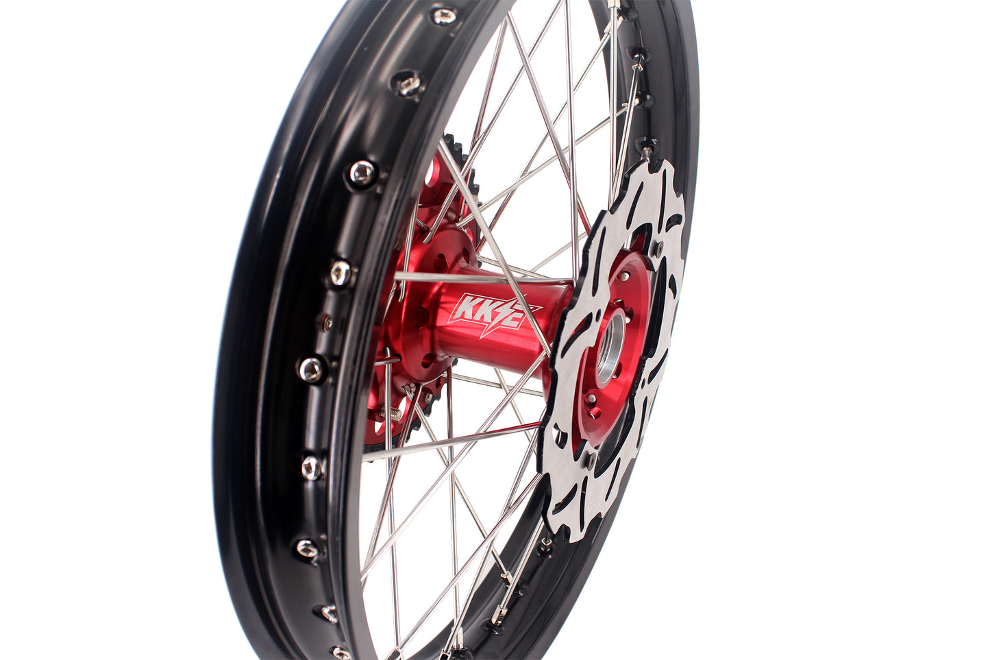 KKE 21/18 21/19 CNC MX Dirtbike Wheels Rims Set For Honda XR650R 2000-2008 240mm Discs