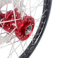 KKE 21/18 21/19 CNC MX Wheels Set For Honda XR400R 1996-2004 XR600R 1991-2000 Red&Black