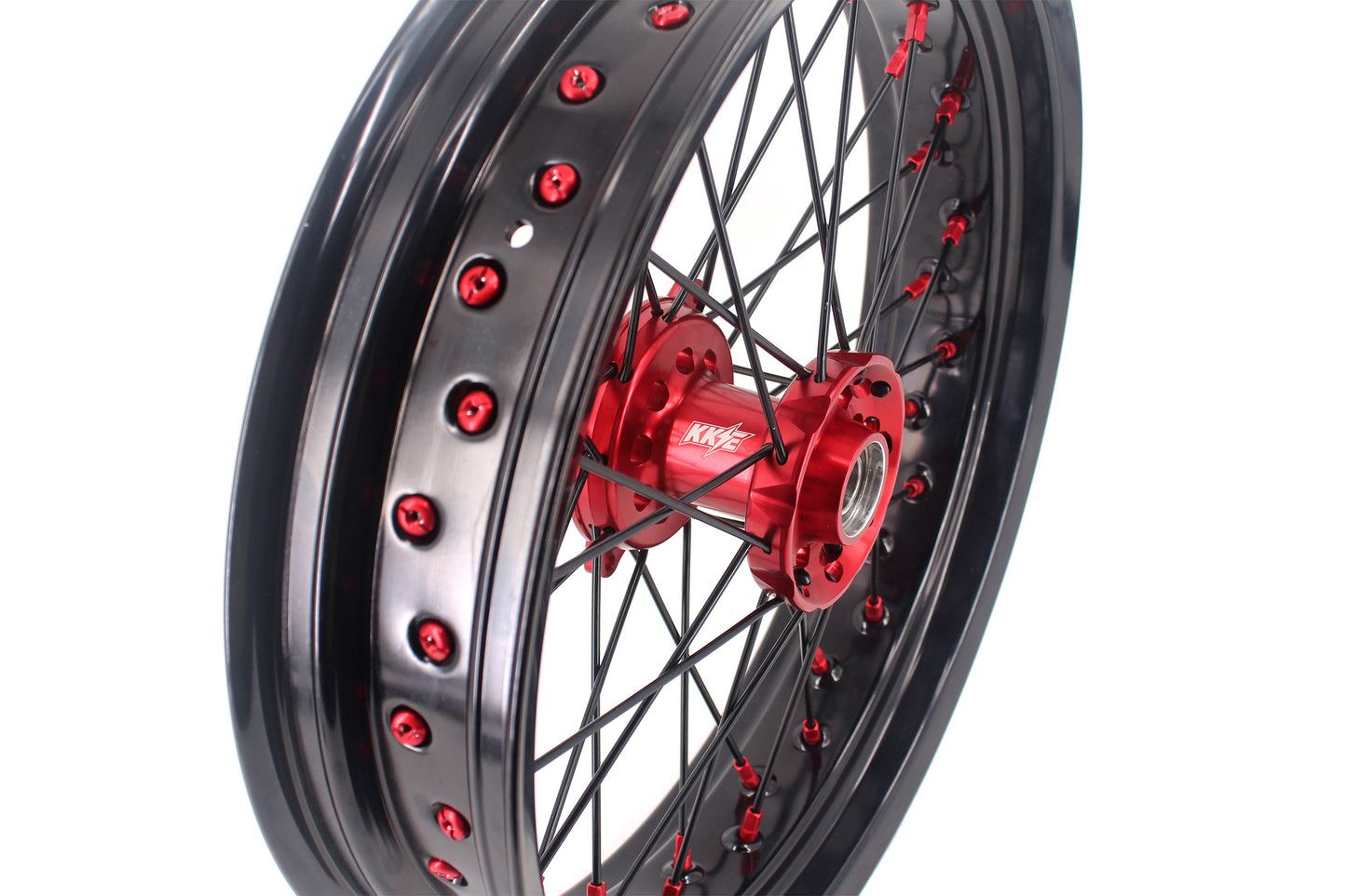 KKE 17inch Supermoto Wheels For Honda CRF250R 2014-2024 CRF450R 2013-2024 CRF450X 2019-2024