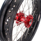 KKE 3.5 & 4.25 Cush Drive Supermoto Rims for HONDA CRF250R/450R 2002-2012 Red&Black