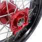 KKE 3.5 & 4.25 Cush Drive Supermoto Rims for HONDA CRF250R/450R 2002-2012 Red&Black