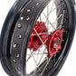 KKE 3.5 & 4.25 Cush Drive Supermoto Rims for HONDA CRF250R/450R 2002-2012 Red&Black