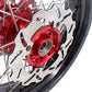 KKE 3.5 & 5.0 Cush Drive Supermoto Rims For HONDA XR650L 1993-2020 Red&Black