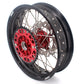 KKE 3.5 & 5.0 Cush Drive Supermoto Rims For HONDA XR650L 1993-2020 Red&Black