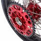 KKE 3.5 & 5.0 Cush Drive Supermoto Rims For HONDA XR650L 1993-2020 Red&Black