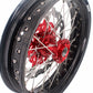KKE 3.5 & 5.0 Cush Drive Supermoto Rims For HONDA XR650L 1993-2020 Red&Black